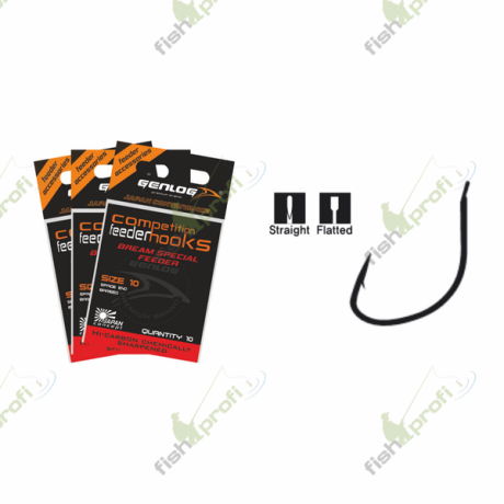 Крючок рыболовный GENLOG BREAM SPECIAL FEEDER № 08 10 шт.