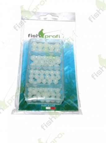 Набор бусинок фосфорных размер M