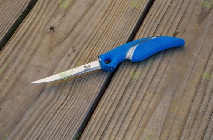 Нож филейный Cuda Bonded Fillet Knife для мелкой рыбы10 см Titanium Nitrid