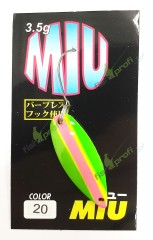 Блесна колеблющаяся FOREST MIU 3,5гр 3.2см #20