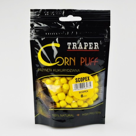 Corn puff 8мм/20гр Scopex TRAPER Трапер Кукуруза воздушная скопекс