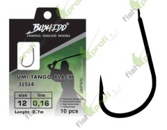 Крючки UT /0.22/ с поводками рыболовные