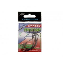 Крючки Flagman Worm Trophy Offset №4/0 5шт