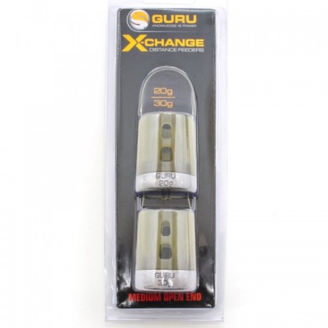 Кормушка Guru X-Change Distance Feeder Solid Medium 20гр + 30гр
