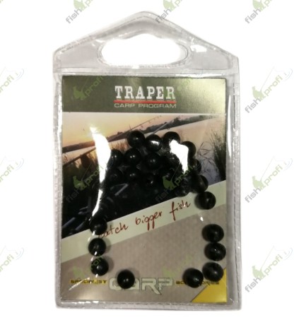 72236 Стопор силиконовый TRAPER черный 6 мм