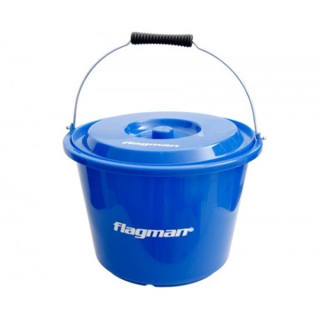 Ведро для прикормки с крышкой Flagman 12л
