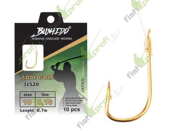 Крючки SG /0.14/ с поводками рыболовные