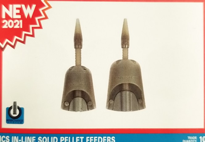 Кормушка фидерная Preston ICS IN-LINE SOLID PELLET FEEDER - M для пелетса 30г Средняя