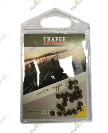 72255 Стопор силиконовый TRAPER коричневый 4мм