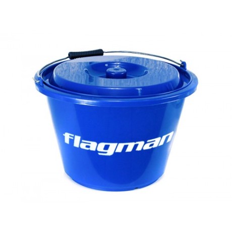 Ведро для прикормки с крышкой Flagman 18л