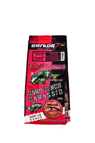 Прикормка CARP-TENCH-CARASSIO Strawberry-Vanilla GENLOG Клубника-Ваниль 1кг