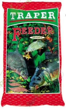 Прикормка Traper "Фидер Красный", серия Secret 1кг