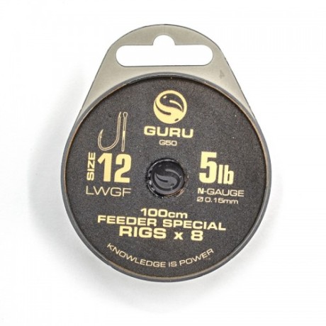 Поводок готовый Guru Feeder Special Rig LWGF 100см №12