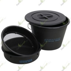 Набор Flagman пластик ведро c крышкой 25л, таз, сито