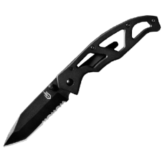 Нож Gerber Tactical Paraframe Tanto Clip Foldin Knife, блистер, прямое-серрейторное лезвие, (1013970)
