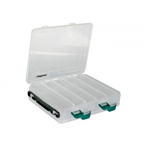 Коробка Flagman пластиковая двухсторонняя 275х150х50мм