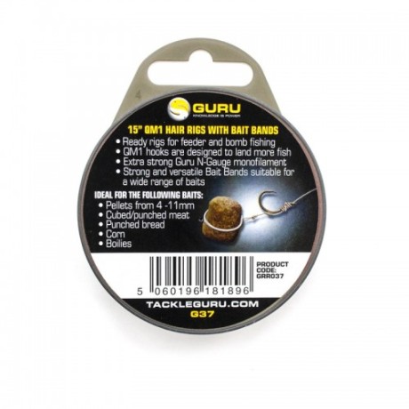 Поводок готовый Guru QM1 Bait Band Ready Rigs 15" 38см №10