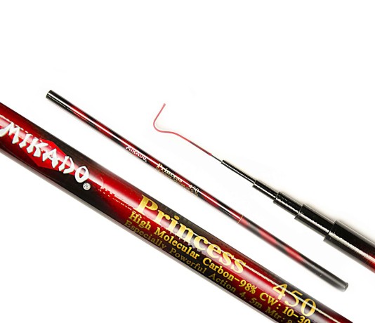Удилище Mikado Princess 450 телескоп 4.5м 10-30гр