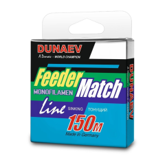 Леска Dunaev Feeder-Match Sinking Black 0.30мм 150м