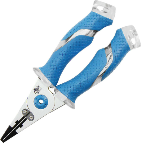 Плоскогубцы -кусачки Cuda Bonded Pliers рыболовные в чехле Titanium Nitrid