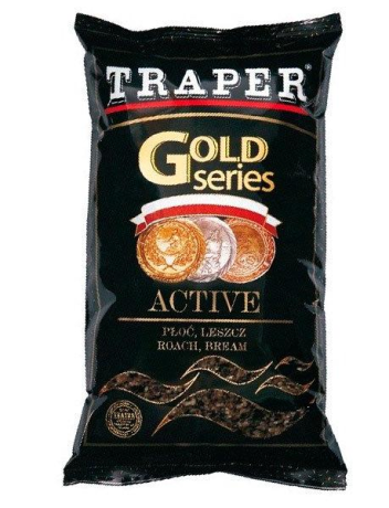Прикормка Traper  "Актив Черная", серия Голд  1кг