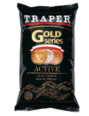 Прикормка Traper  &quot;Актив Черная&quot;, серия Голд  1кг