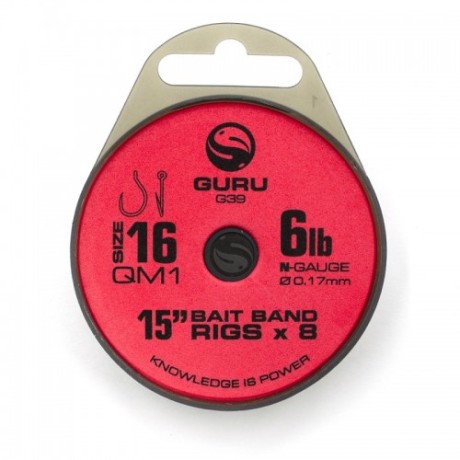 Поводок готовый Guru QM1 Bait Band Ready Rigs 15" 38см №14