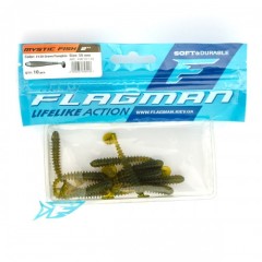 Виброхвост Flagman Mystic Fish 2&quot; #120 Green Pumpkin 5см 10шт