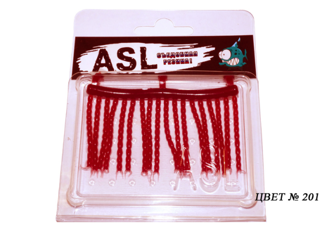 Приманка ASL " Мотыль" 3 см (1,2") цв.201  уп.18 шт.