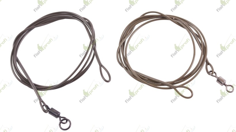 XPERT CARP LEADERS Лидкор комуфлирующий для карповой остнастки "KORUM" зеленый 60 см.