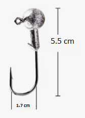 Набор Джиг-головка 30,0 гр. 3шт.кр.№5/0