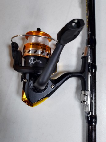 Удилище Mikado Princess 450 телескоп с кольцами в сборе 4.5м 5-20гр