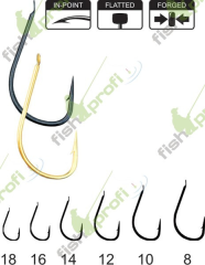 44073 Крючки KEIRYU Hikara (Япония) черный хром №18