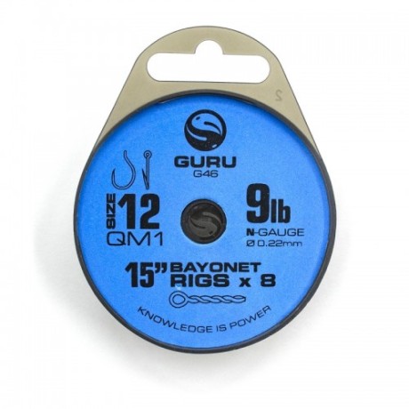 Поводок готовый Guru QM1 Bayonet Ready Rigs 15" 38см №12