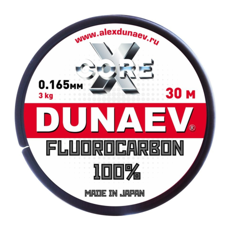 Леска Dunaev Fluorocarbon 0.165мм 30м