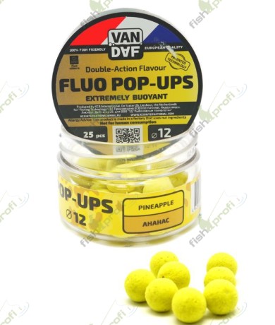 Поп-апы VAN DAF Ананас, 12 мм.25 шт