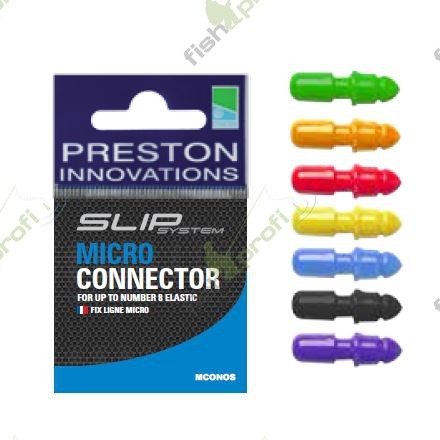 Коннектор для штекера Preston SLIP MICRO CONNECTOR - BLACK черный