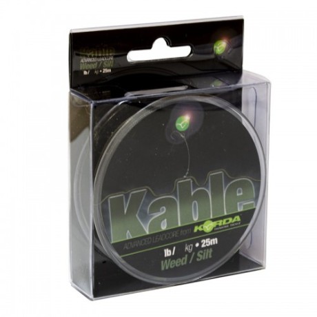 Лидкор Korda Kable Leadcore Weed Silt 20м