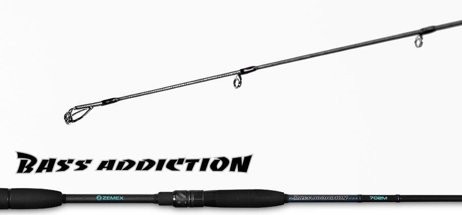 Спиннинг ZEMEX BASS ADDICTION C-702M 2,13 м. 5-25 g
