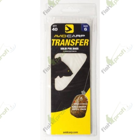 Пакеты для насадки из ПВА AVID CARP 60мм x 170мм