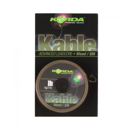 Лидкор Korda Kable Leadcore Weed Silt 7м 50lb