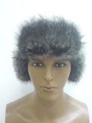 89106 Ушанка TRAPER NORD мех мембрана черная/красная XL барсук