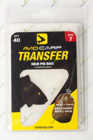 Пакеты для насадки из ПВА AVID CARP 80мм x 120мм