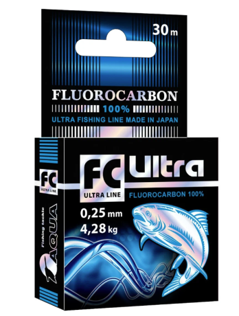 Леска флюорокарбоновая FC Ultra Line 30 m, 0.25 mm