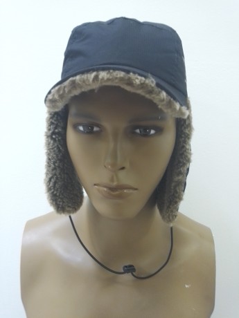 89107 Кепка TRAPER Citi мех мембрана черная/красная XL TRAPER барашек коричн