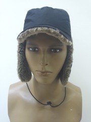 89107 Кепка TRAPER Citi мех мембрана черная/красная XL TRAPER барашек коричн