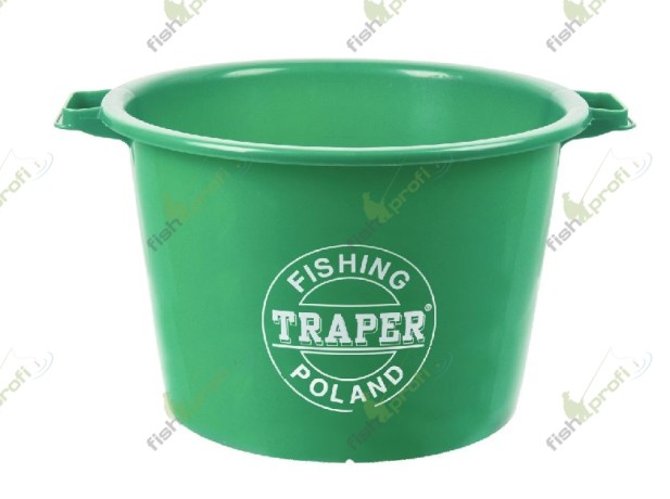 Таз для прикормки 40л. зеленый ТРАПЕР