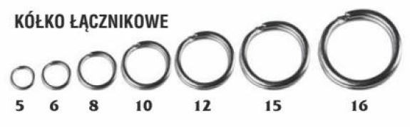 Кольца заводные TRAPER № 16