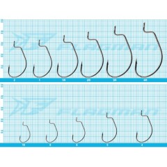 Крючки Azura Finesse Offset Hook №8