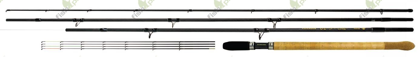 Удилище фидер "Волжанка Профи 2.0" 3,5/3.95м (4 секции+4) тест 60+ гр